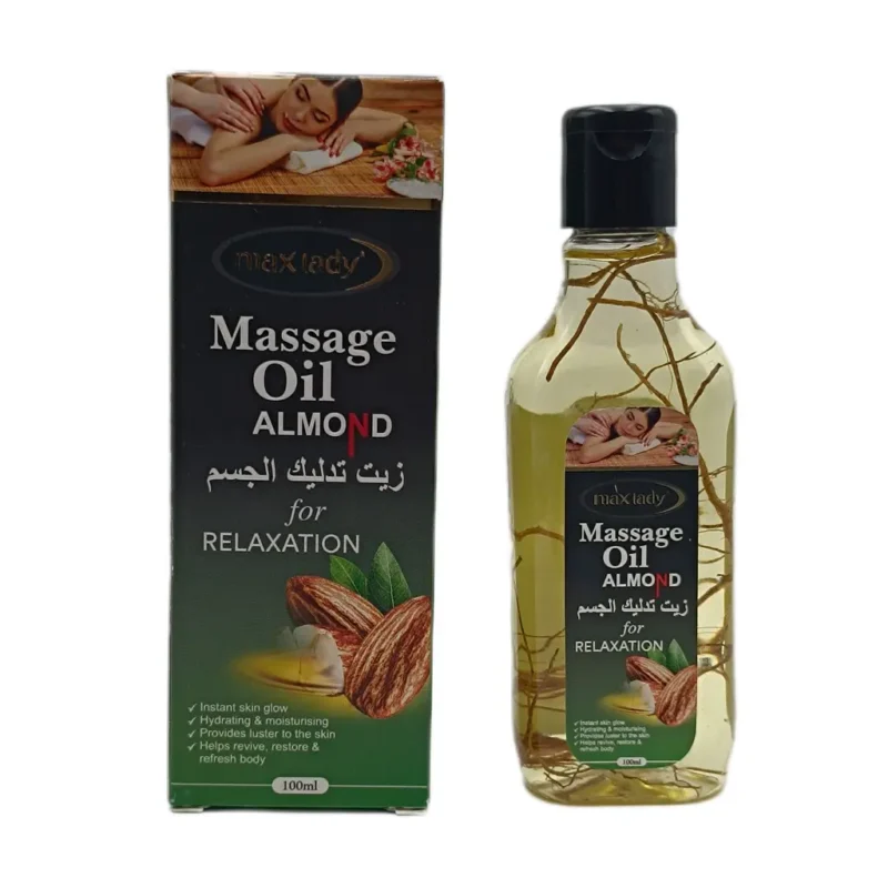 روغن ماساژ مکس لیدی مدل عصاره بادام Max Lady Almond حجم 250ml