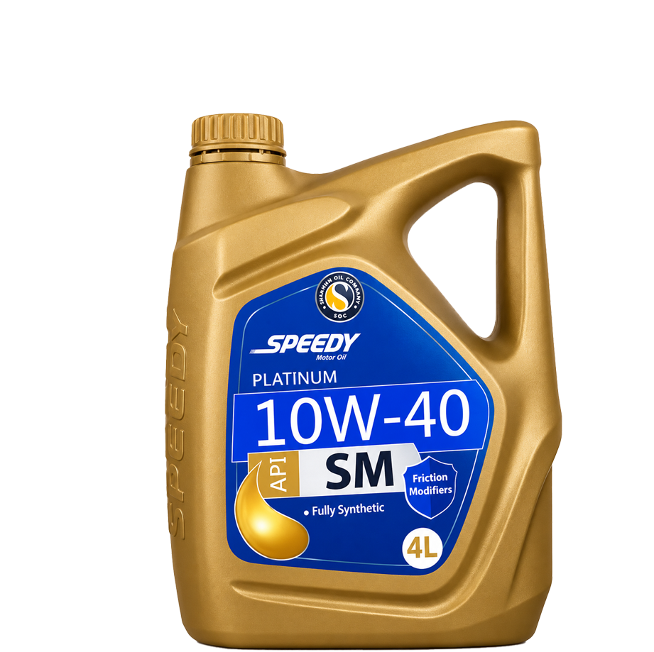 روغن موتور تمام سنتتیک اسپیدی پلاتینیوم 10W-40 SMحجم 4 لیتر