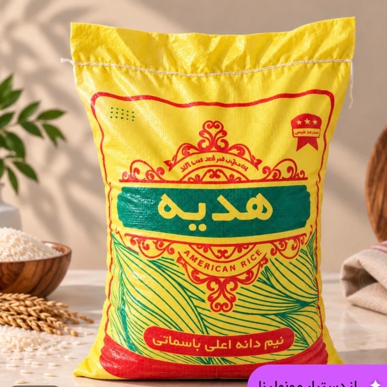 برنج نیم دانه پاکستانی هدیه 20کیلویی