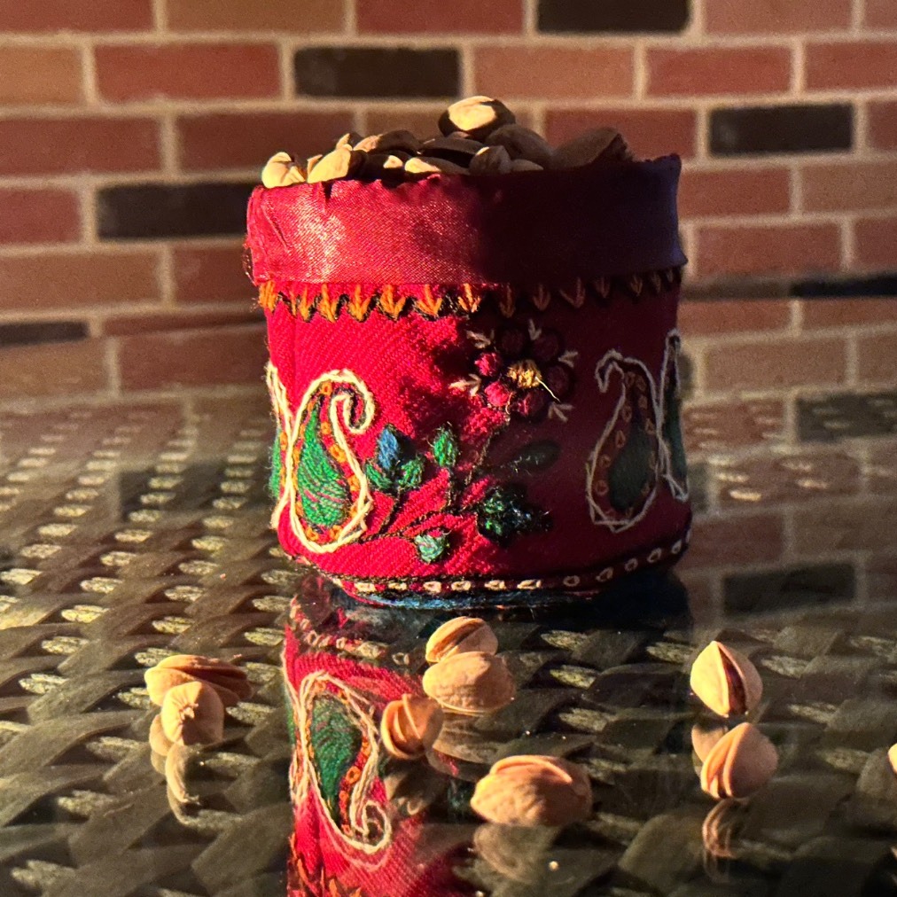 پسته کله قوچی خام 250 گرمی با بسته بندی پته
