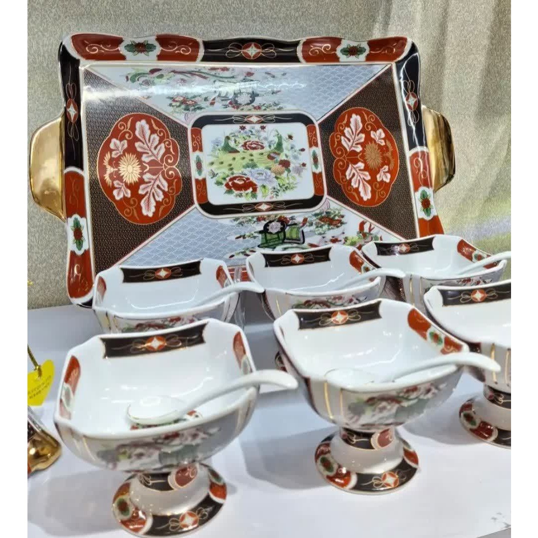 سرویس بستنی خوری با جعبه