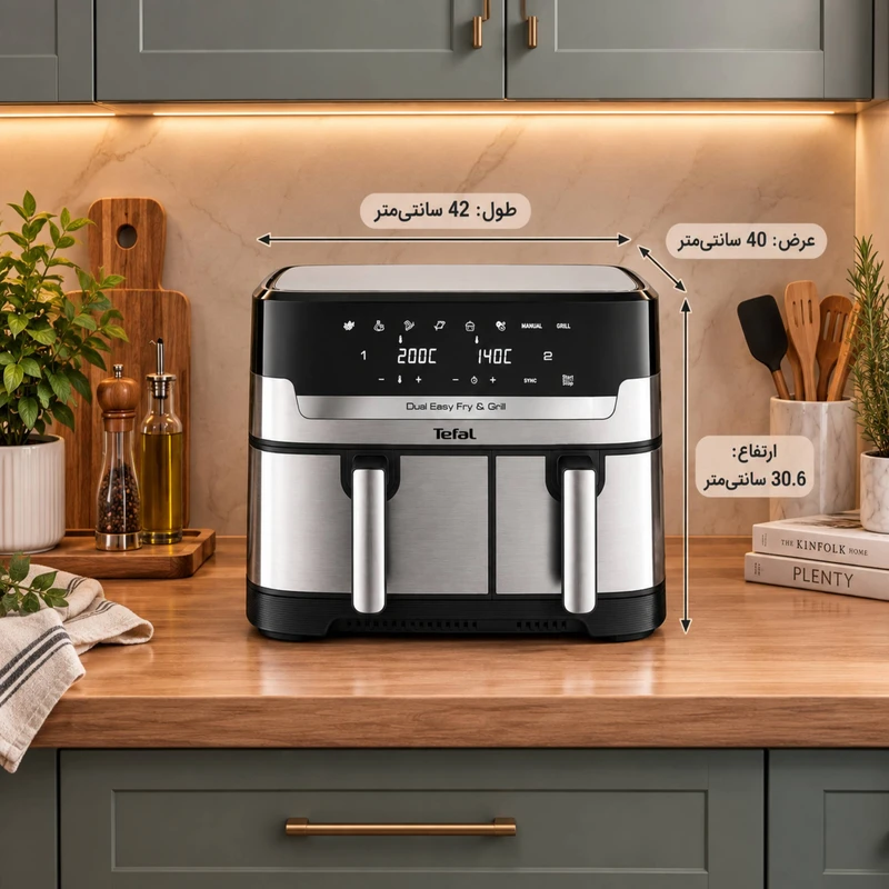 سرخ کن سرخ کن هواپز بدون روغن تفال TEFAL مدل EY 905