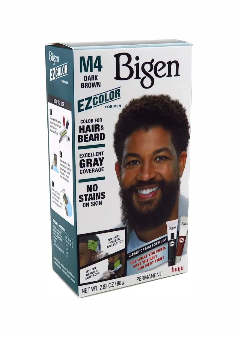 رنگ مو مردانه بیگن Bigen EZ Color – قهوهای تیره (Dark Brown M4)