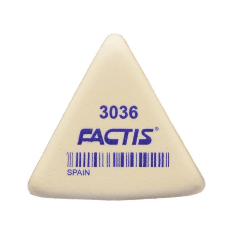 پاک کن کوچک مثلثی سفید فکتیس 3036