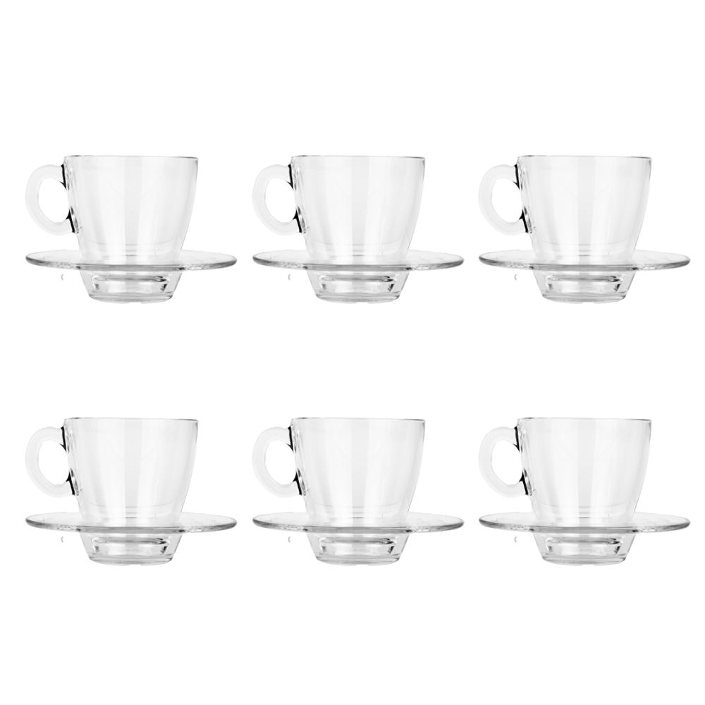 فنجان و نعلبکی آکوا پاشاباغچه 6 عددی کد 95040 ام جی اس | MGS