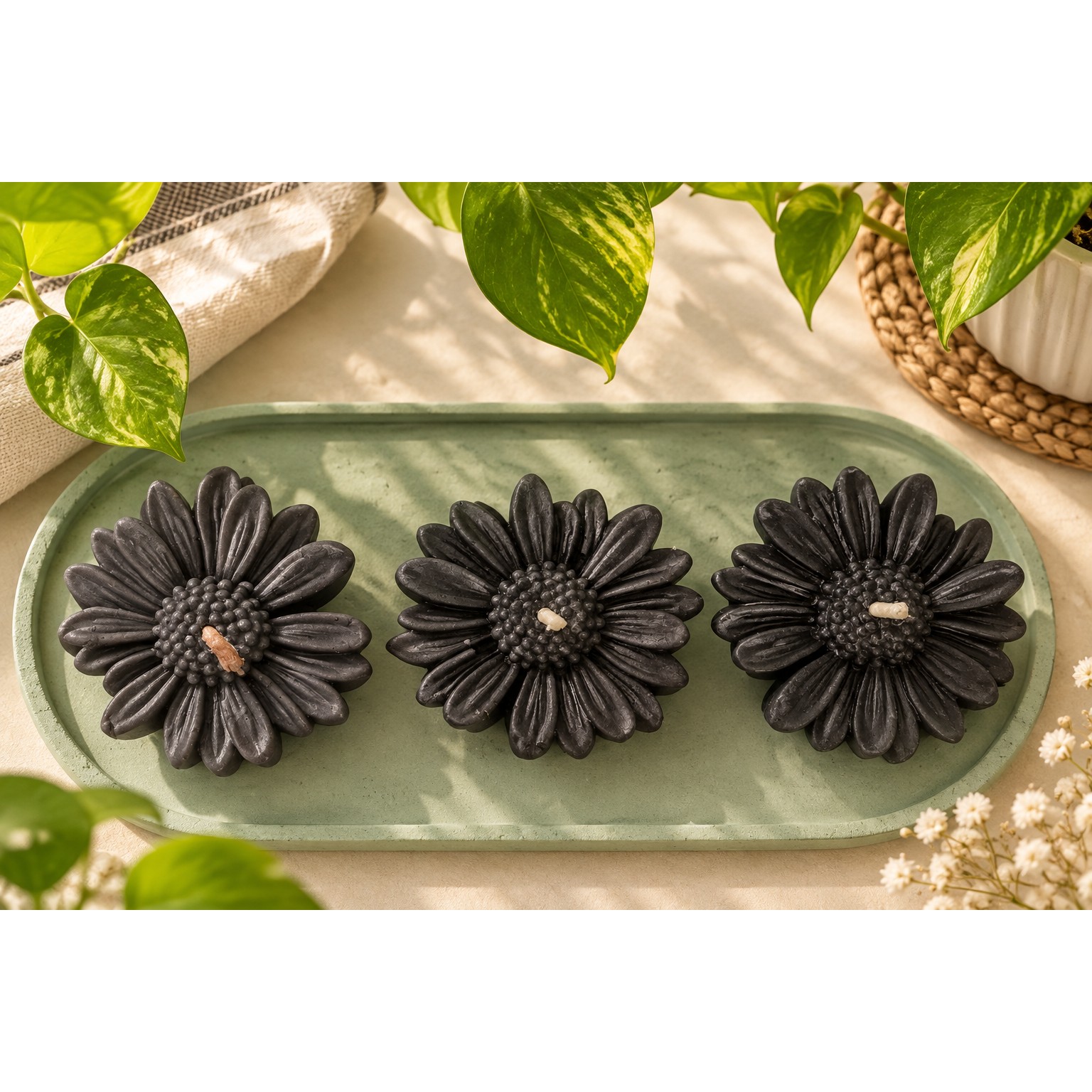 گیفت مراسم شمع طرح گل بابونه (عمده)
