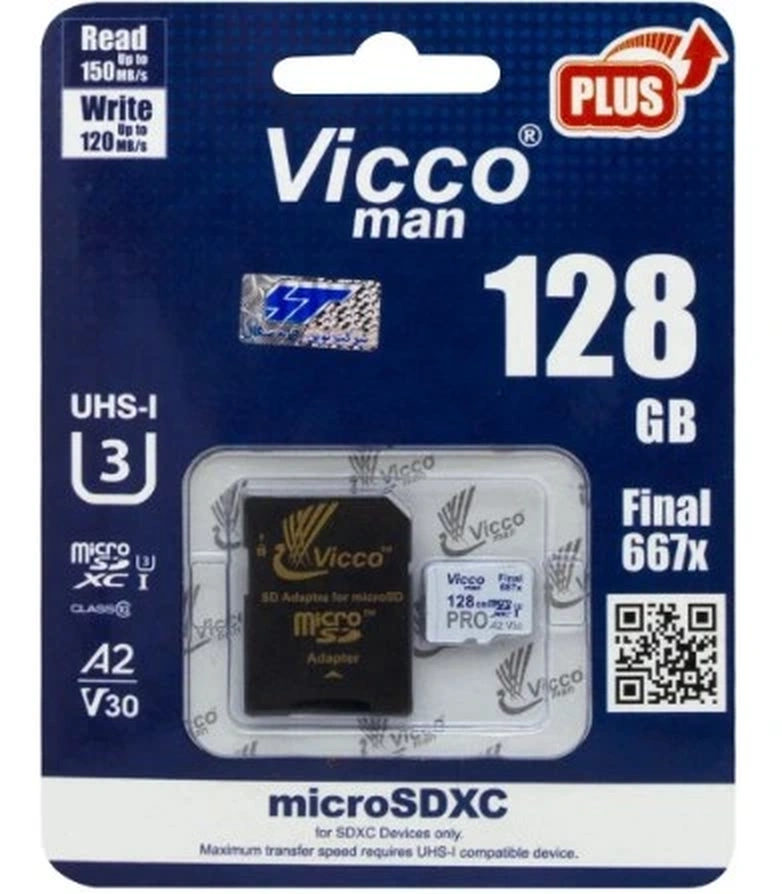 کارت حافظه Viccoman مدل667x حافظه128گیگ