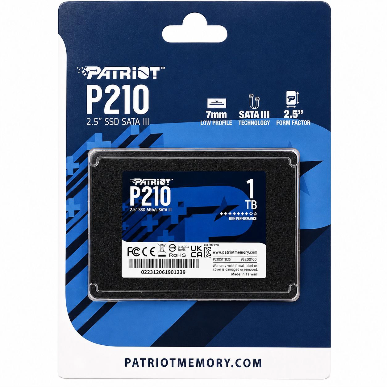 اس اس دی اینترنال SATA III پتریوت مدل P210 ظرفیت 256 گیگابایت