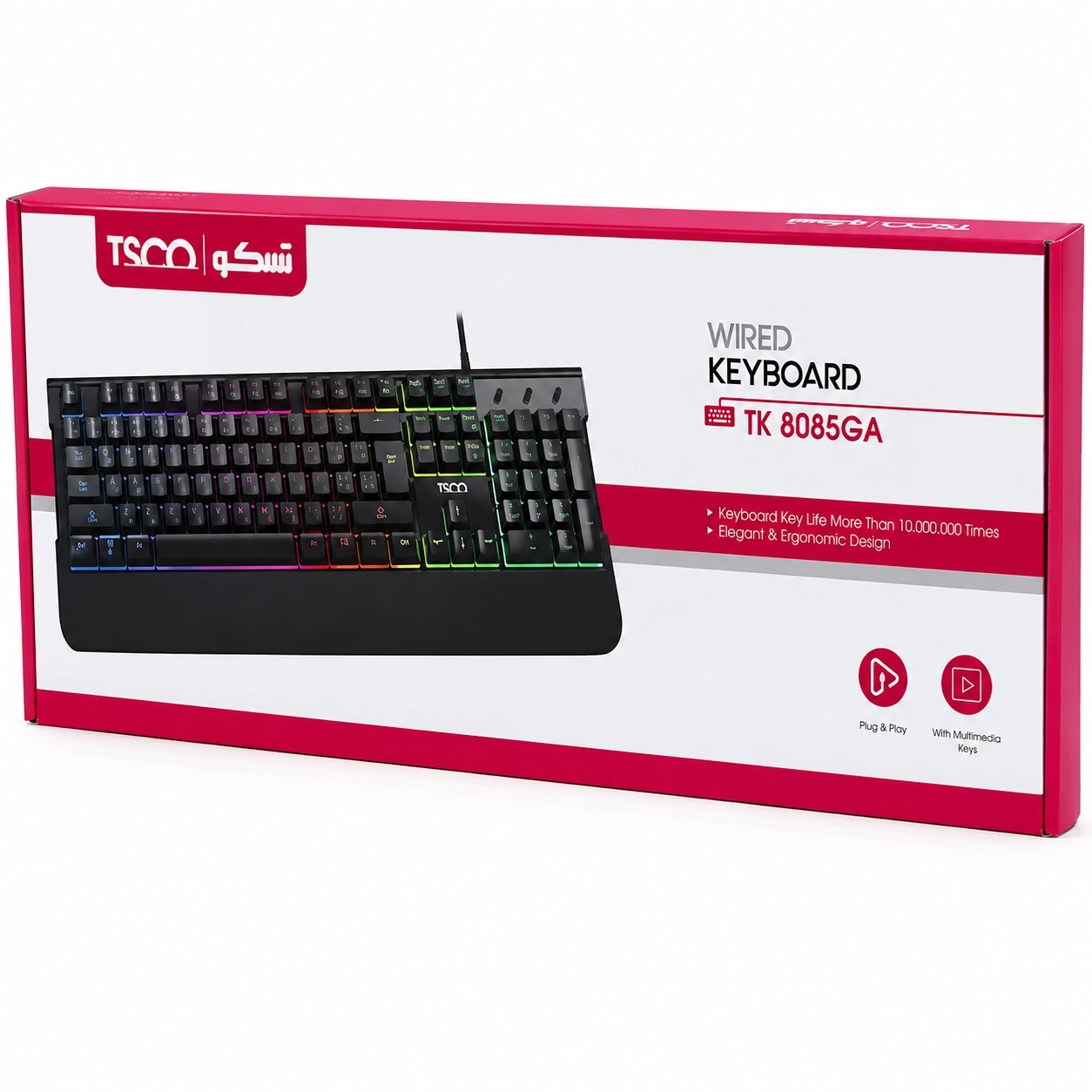 کیبورد TSCOمدل TK 8085GAجدید
