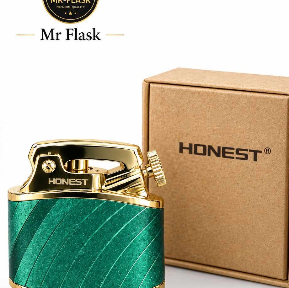 فندک چرمی بنزینی هانست Honest کد H3