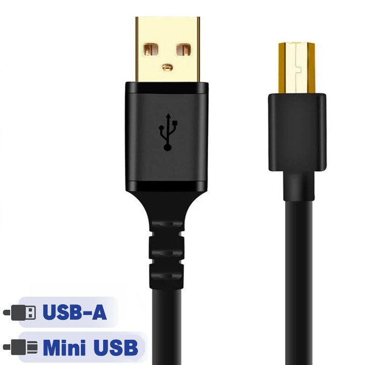 کابل تبدیل USB به Mini USB کی نت پلاس مدل KP-CU5A2015 طول 1.5 متری