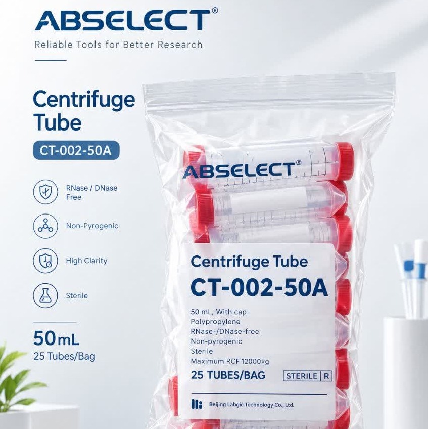 لوله سانتریفیوژ 50 سی سی استریل Labselect