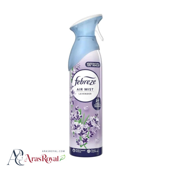 اسپری خوشبو کننده هوا فبرز Febreze مدل Lavander لوندر حجم 185 میل