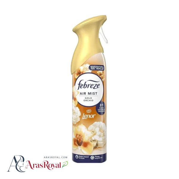 اسپری خوشبو کننده هوا فبرز Febreze مدل Gold Orchid گلد ارکید حجم 185 میل