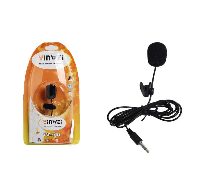 میکروفون یقه ای YW 001 پک طلقی