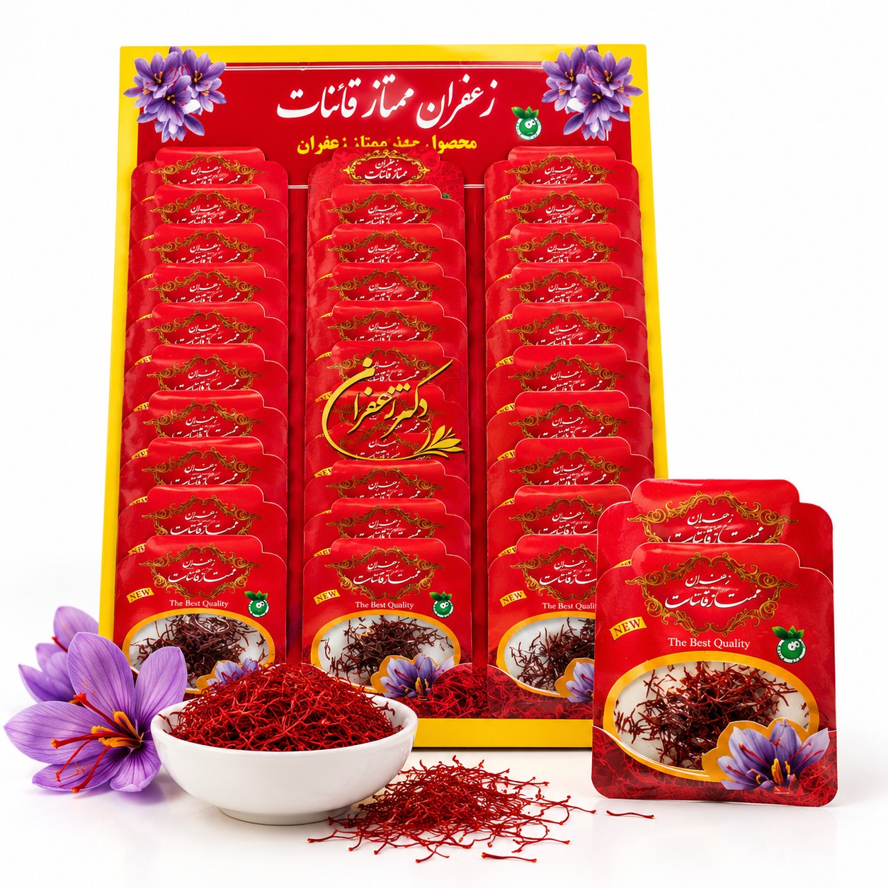 پک 30 عددی زعفران ممتاز قائنات نیم گرمی