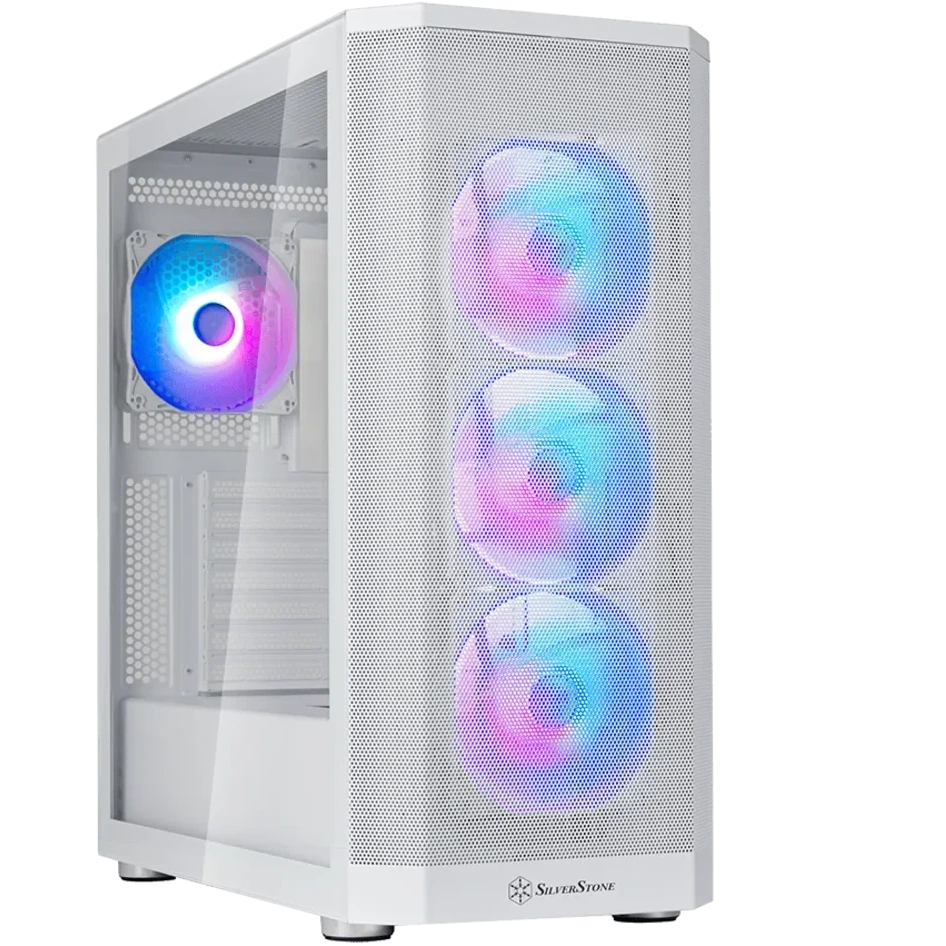 کیس کامپیوتر سیلوراستون مدل FARA 514X Mid Tower سفیدجدید