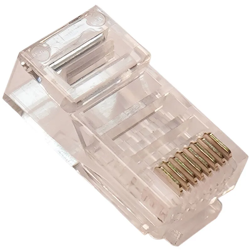 سوکت شبکه K-net K-N105 RJ45 Cat6 UTP بسته 100 عددی