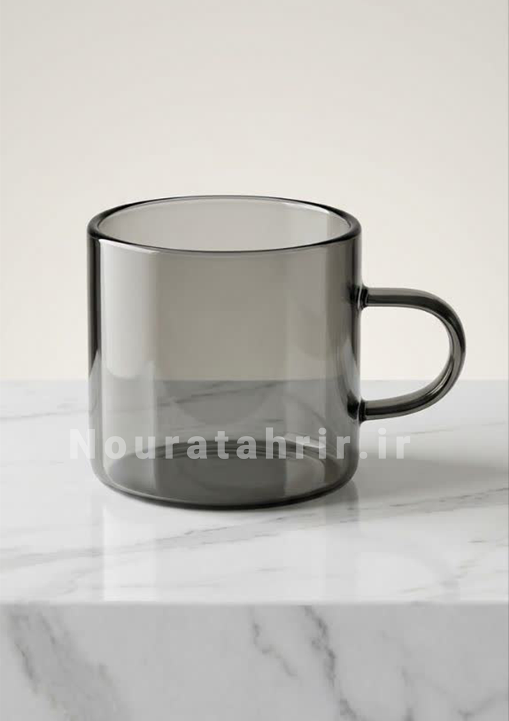 لیوان پیرکس دودی کوچک