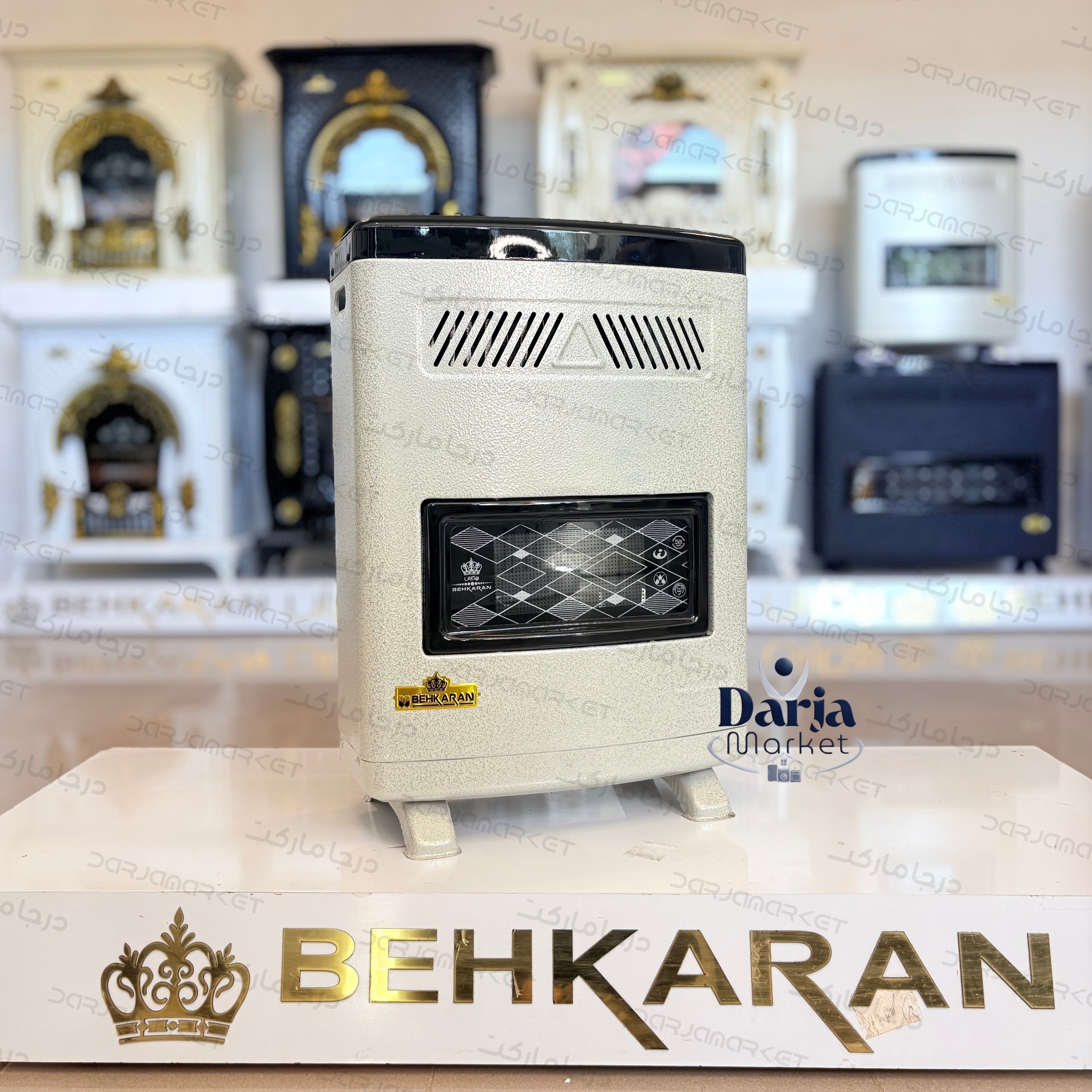 بخاری گازسوز 7000 بهکاران مدل مرجان