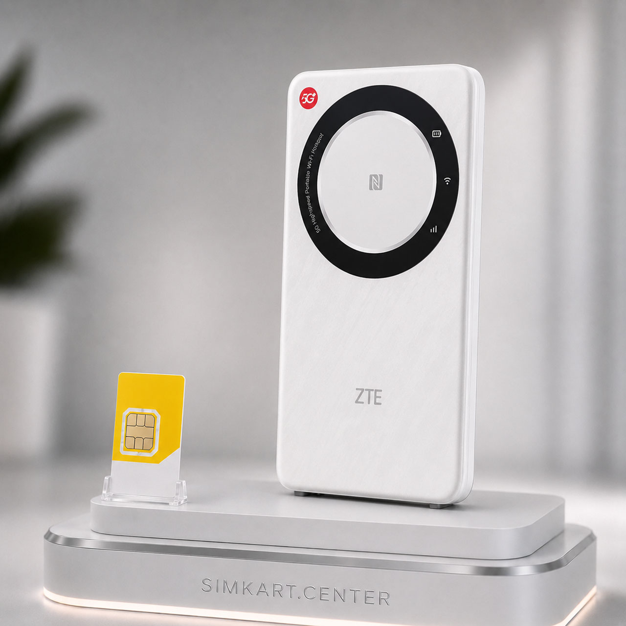 مودم TD-LTE / 5G جیبی ZTE U30 Air به همراه سیم کارت و اینترنت ایرانسل هدیهجدید
