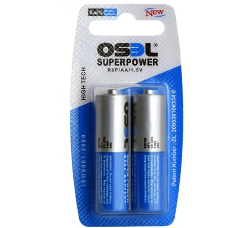 دو جفت باتری قلمی و نیم قلمی OSEL مدل R6P