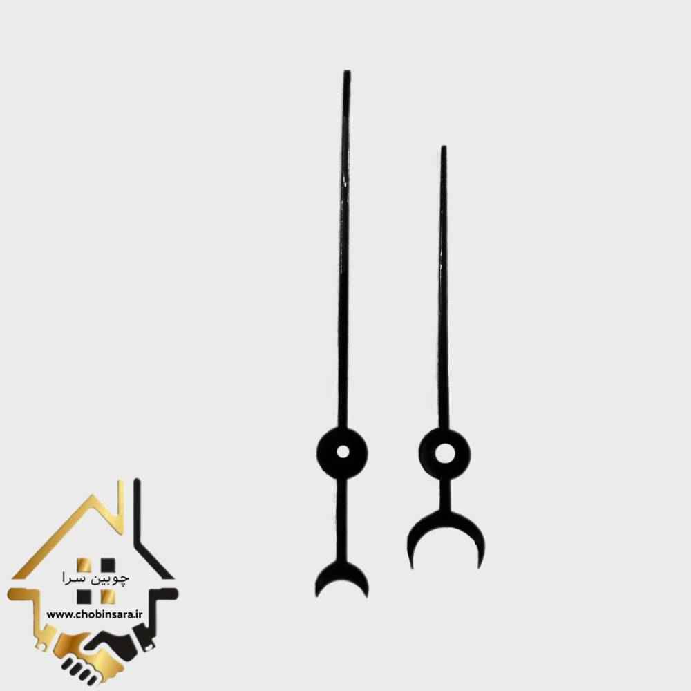 عقربه ساعت دیواری مشکی مدل مولتی M