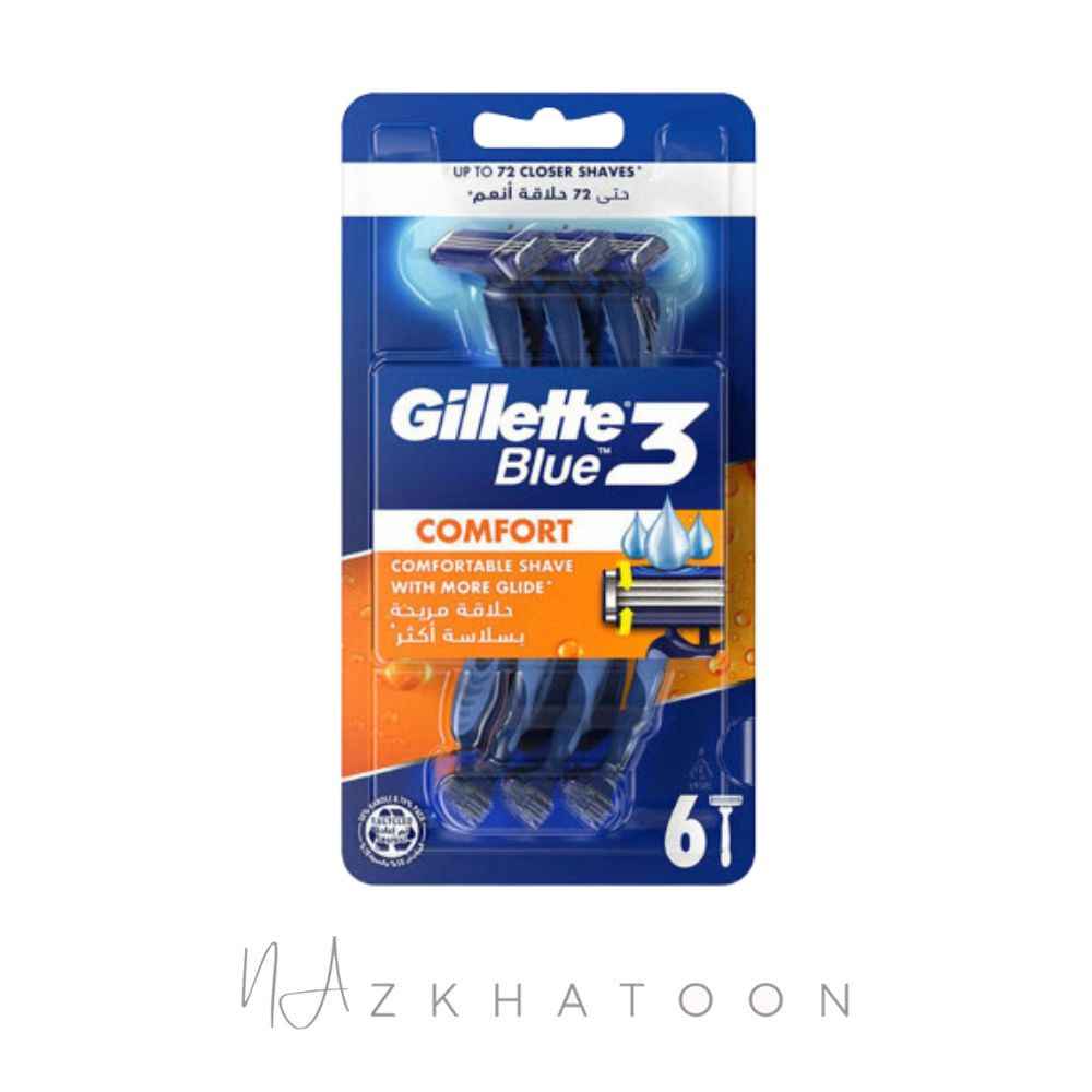 خودتراش 3 عددی ژیلت بلو 3 کامفورت | Gillette Blue3 Comfort
