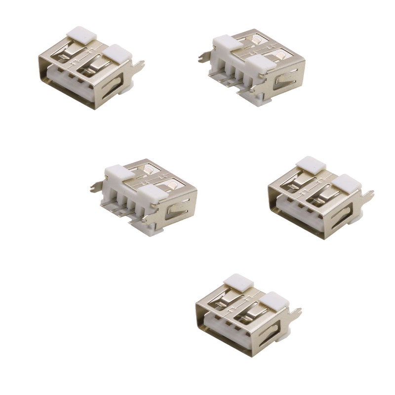 کانکتور مادگی USB-A مدل ایستاده کوتاه بسته 5 عددیجدید