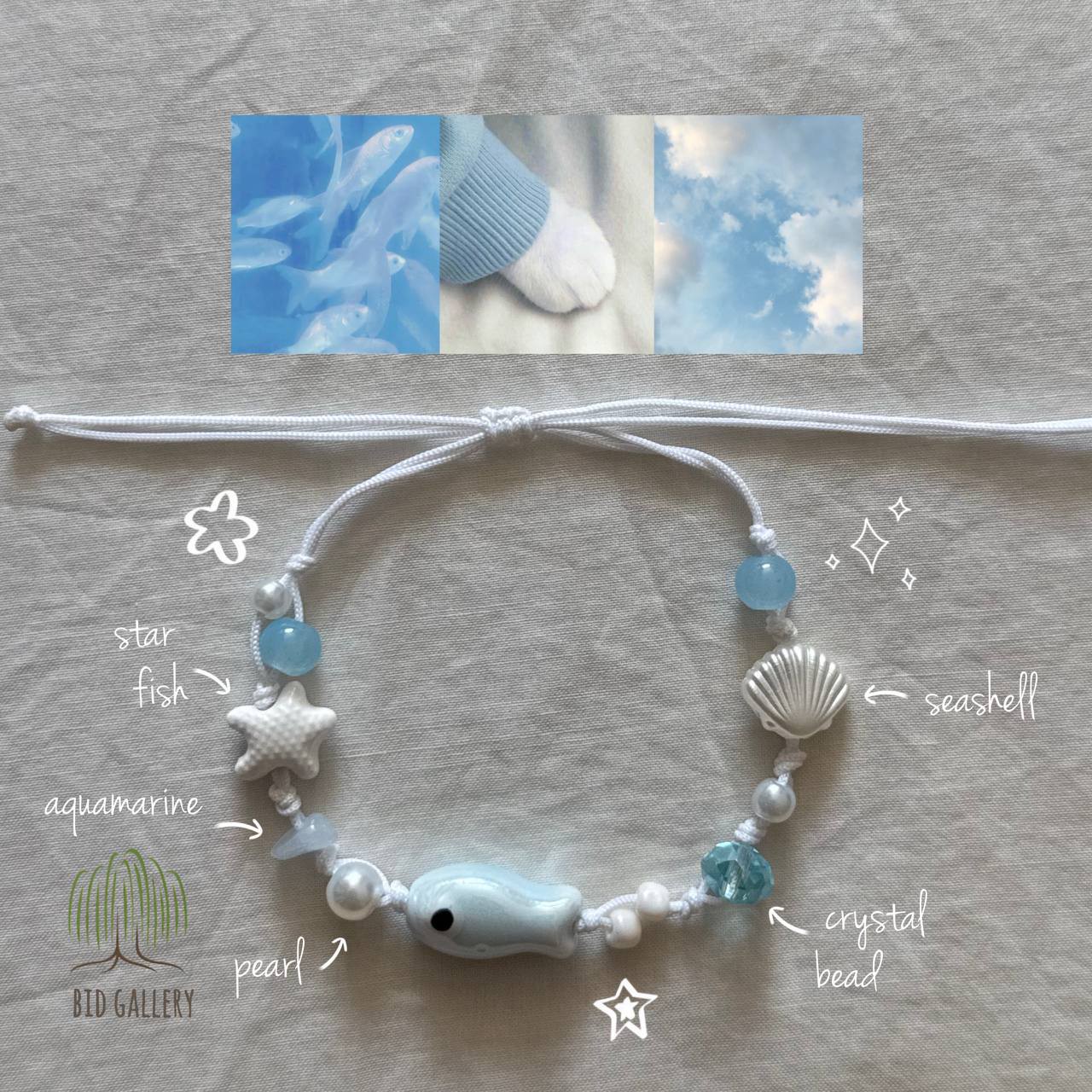 کالکشن مون فیش دستبند seafoam dreams