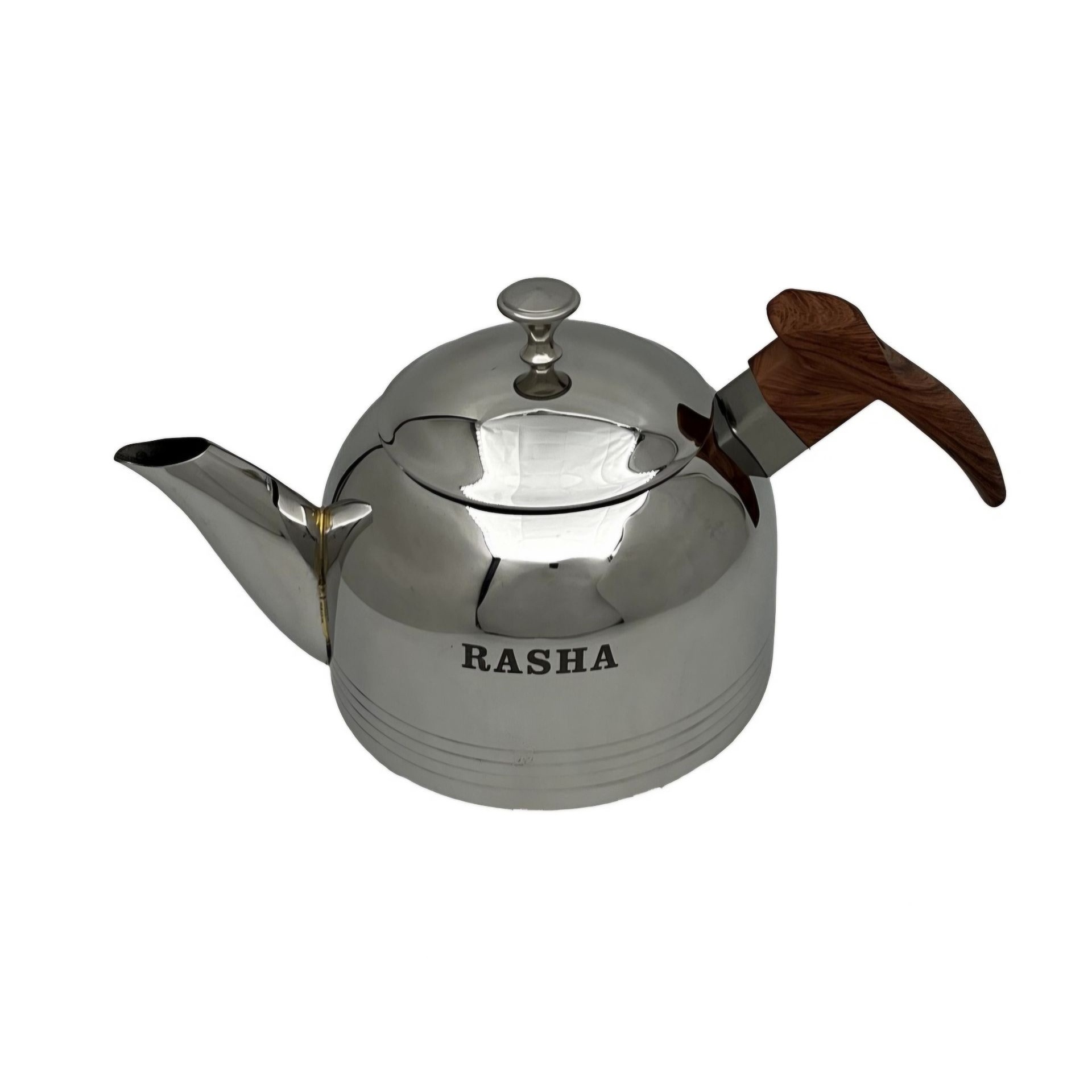 کتری و قوری شیردار راشا مدل طرح چوب