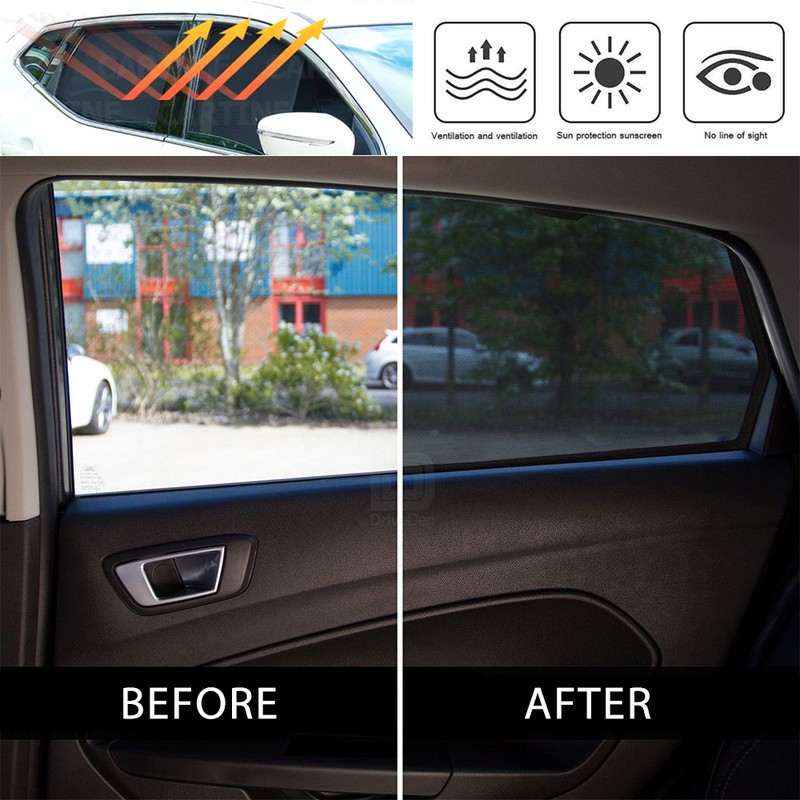 آفتاب گیر خودرو مدل UV RESISTANT مناسب برای پژو 206 مجموعه 5 عددی