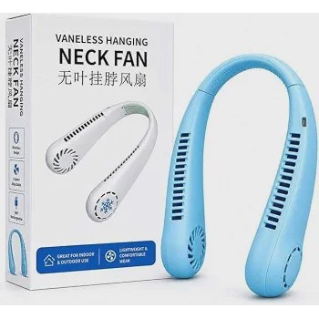 پنکه گردنی بدون پره Vaneless مدل Hanging Neck Fan شارژی USB، قابل حمل و بدون نیاز به دست
