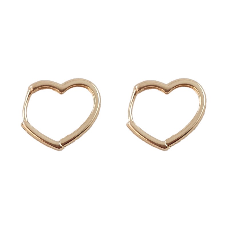 گوشواره زنانه ژوپینگ مدل قلب کد AAC-20  - با بهترین کیفیت
