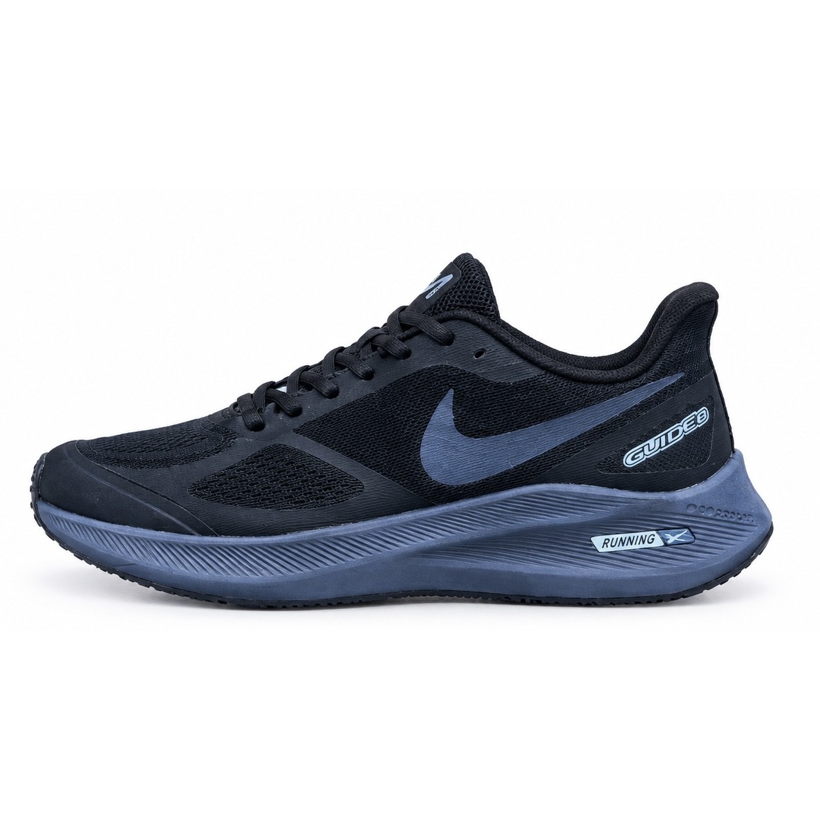 کتونی زنانه نایک مدل nike air zoom winflo 7 رنگ مشکی با زیره سرمه ای