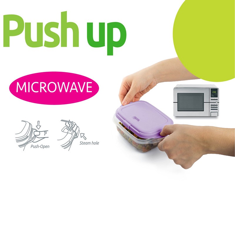 ظرف نگهدارنده هوبی لایف مدل PushUP3 مجموعه 3 عددی