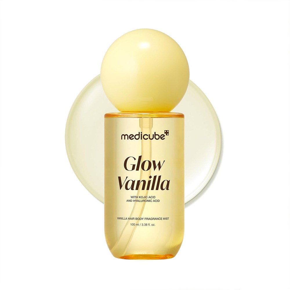 بادی میست خوشبو کننده مو و بدن مدی کیوب Medicube مدل Glow Vanilla حجم 100 میل