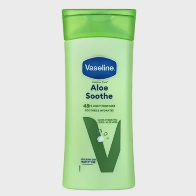 لوسیون بدن وازلین مدل Aloe Soothe حجم 200 میلی لیتر