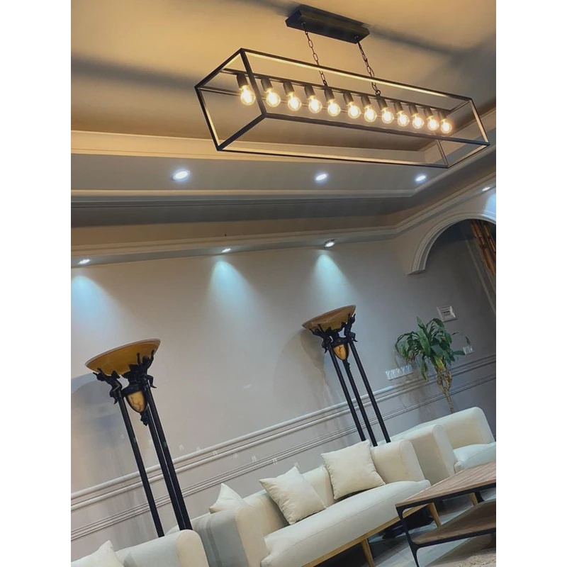 لوستر کانتری مدرن K105 با 7شعلهجدید