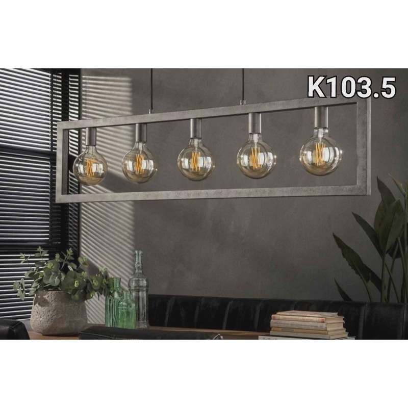 لوستر کانتری مدرن K103با 5شعلهجدید