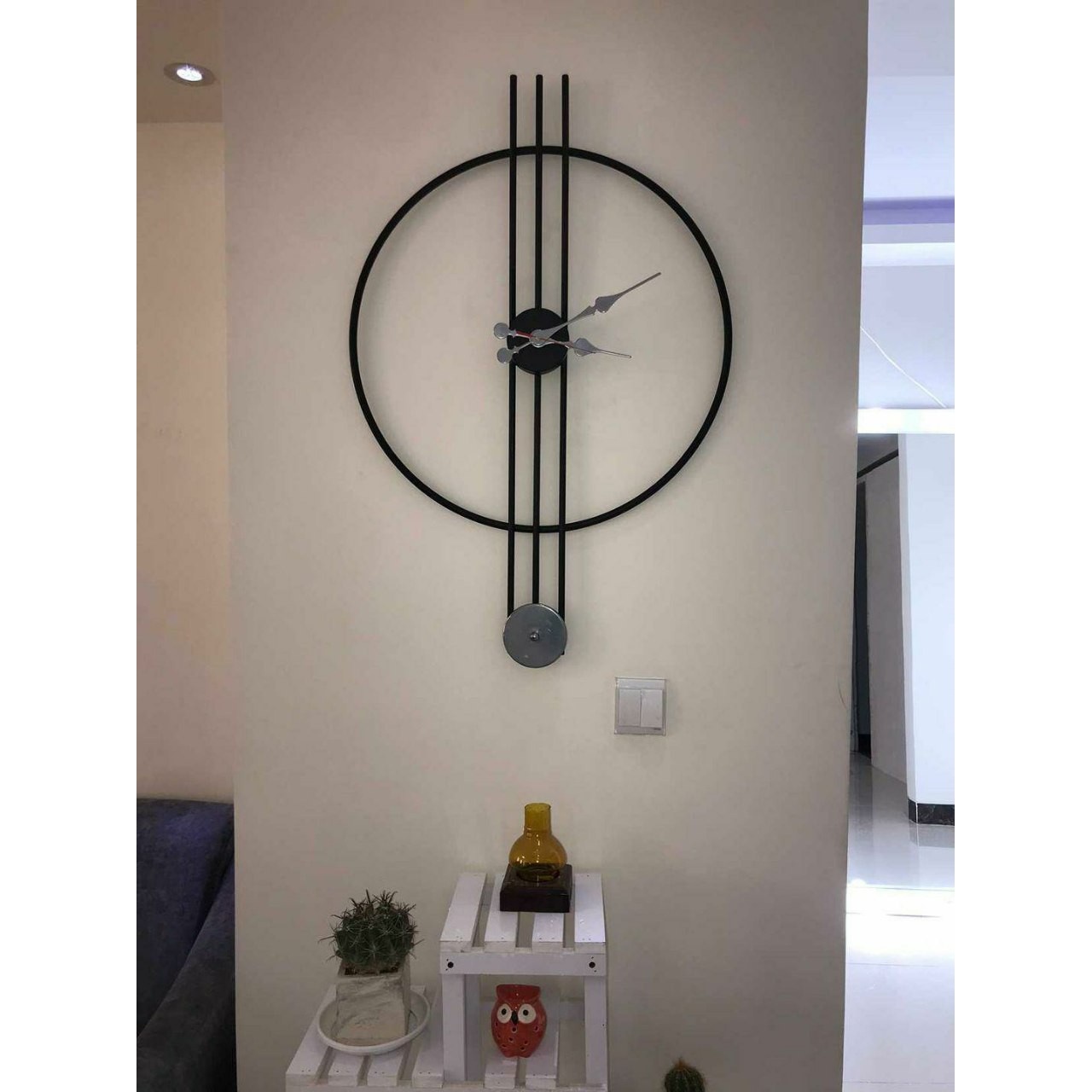 ساعت دیواری مدرن فلزی H107جدید