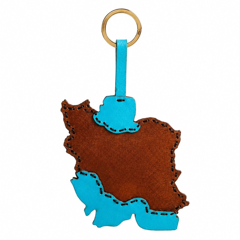 جاکلیدی دستی چرمی مدل ایران