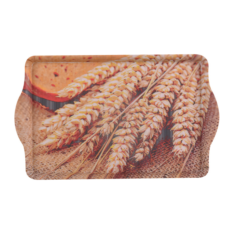 سینی دسته دار مدل 1000 گندم سایز 20 32 سانتی متر
