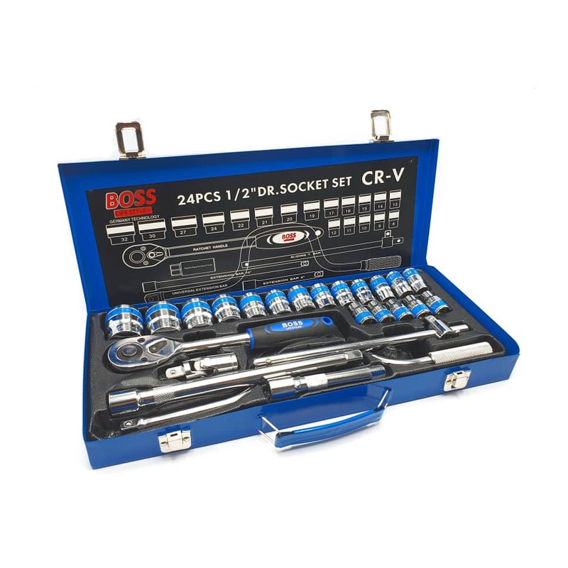آچار بکس باس مدل BOS24PC مجموعه 24 عددی پس کرایه