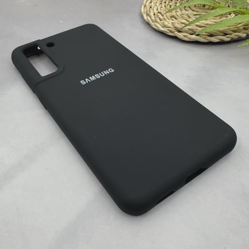 قاب گوشی Galaxy S21 FE سامسونگ سیلیکونی اورجینال پاک کنی سورا SORA درجه یک زیربسته مشکی کد 165433