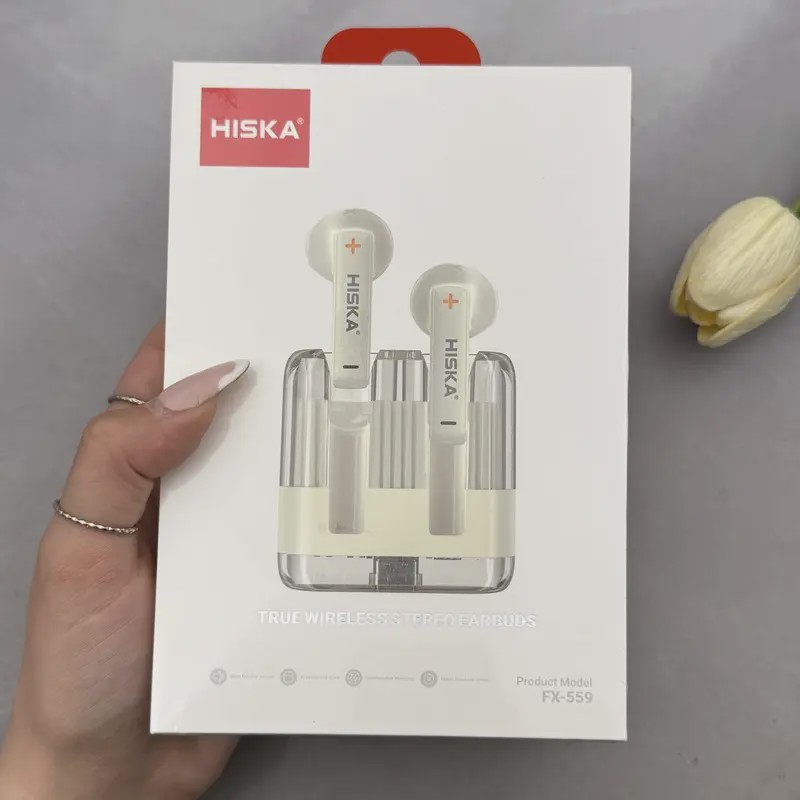 ایرپاد بی سیم HISKA مدل FX-559 - کرم کد Z35-140387