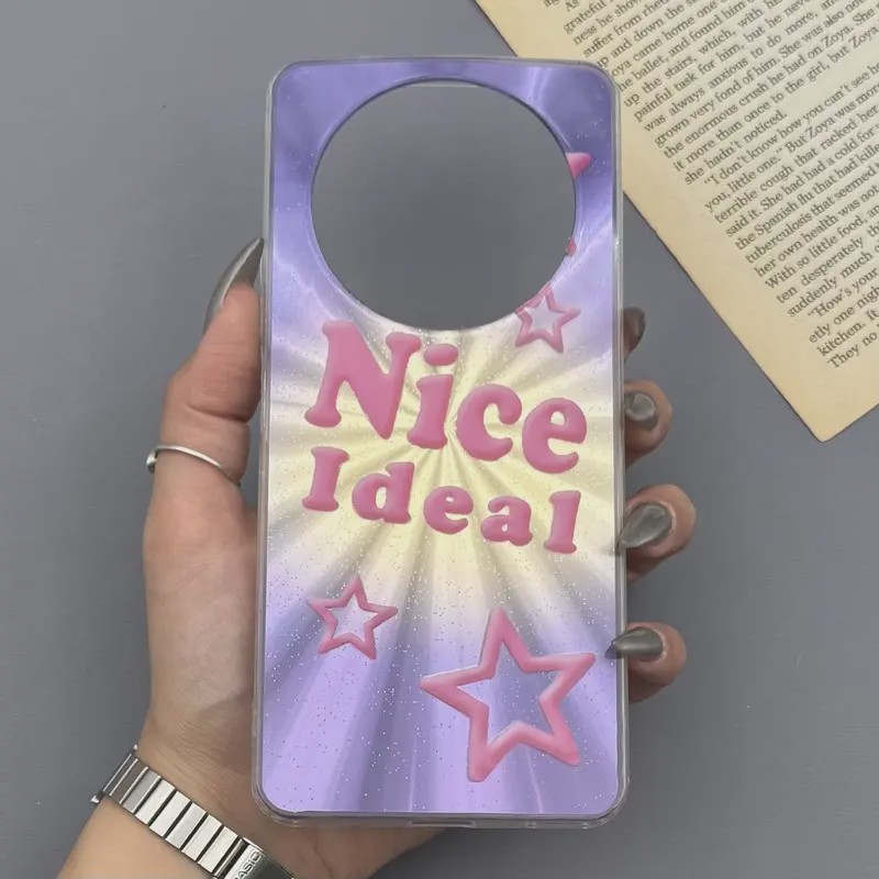 قاب گوشی Redmi A3 - Redmi A3X شیائومی IMD لیزری لاکچری سخت HARD طرح CUTE کد E9-1001377