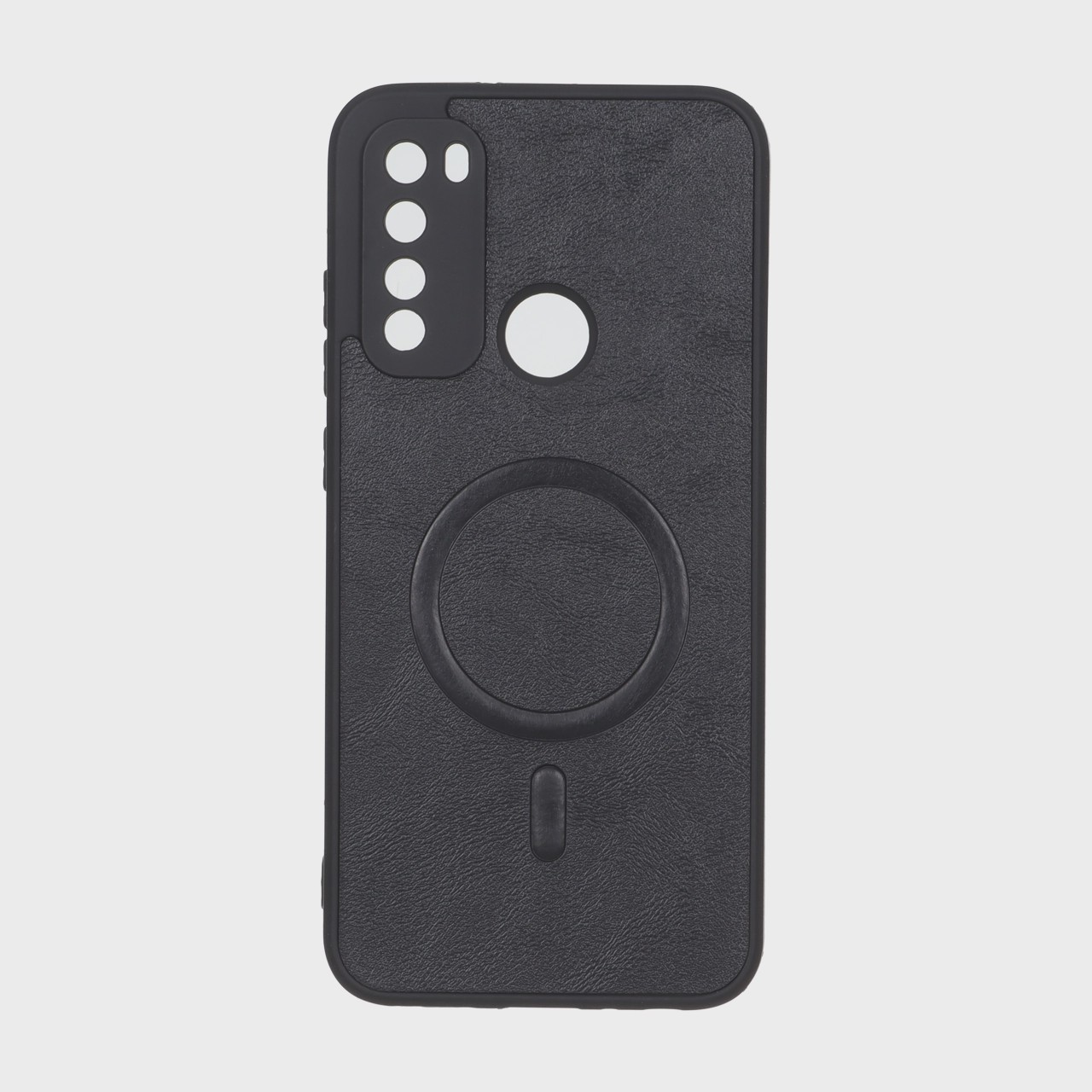 قاب گوشی Redmi Note 8 - Redmi Note 8 2021 شیائومی چرمی MP TPU طرح مگ سیف محافظ لنزدار مشکی کد E25-164642