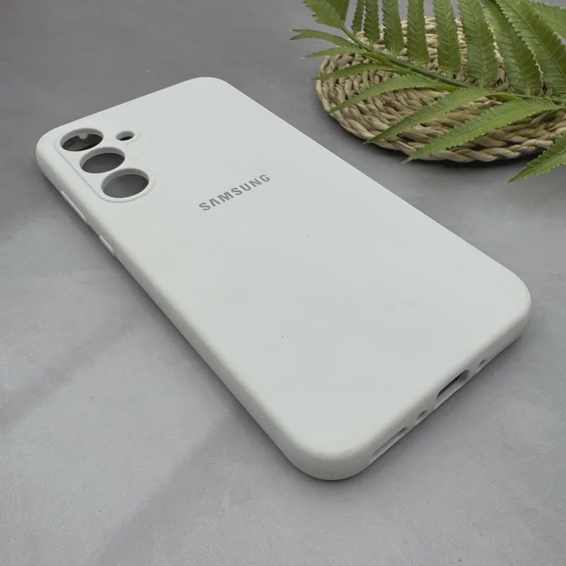 قاب گوشی Galaxy A35 سامسونگ سیلیکونی اورجینال پاک کنی سورا SORA درجه یک زیربسته سفید کد 165271