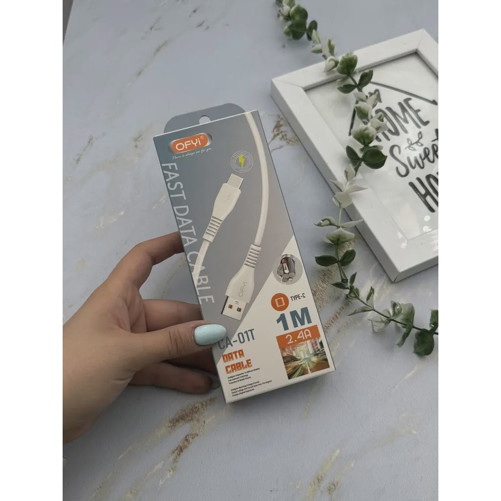 کابل شارژ تایپ سی فست شارژ OFYI CA-01T کد 140293